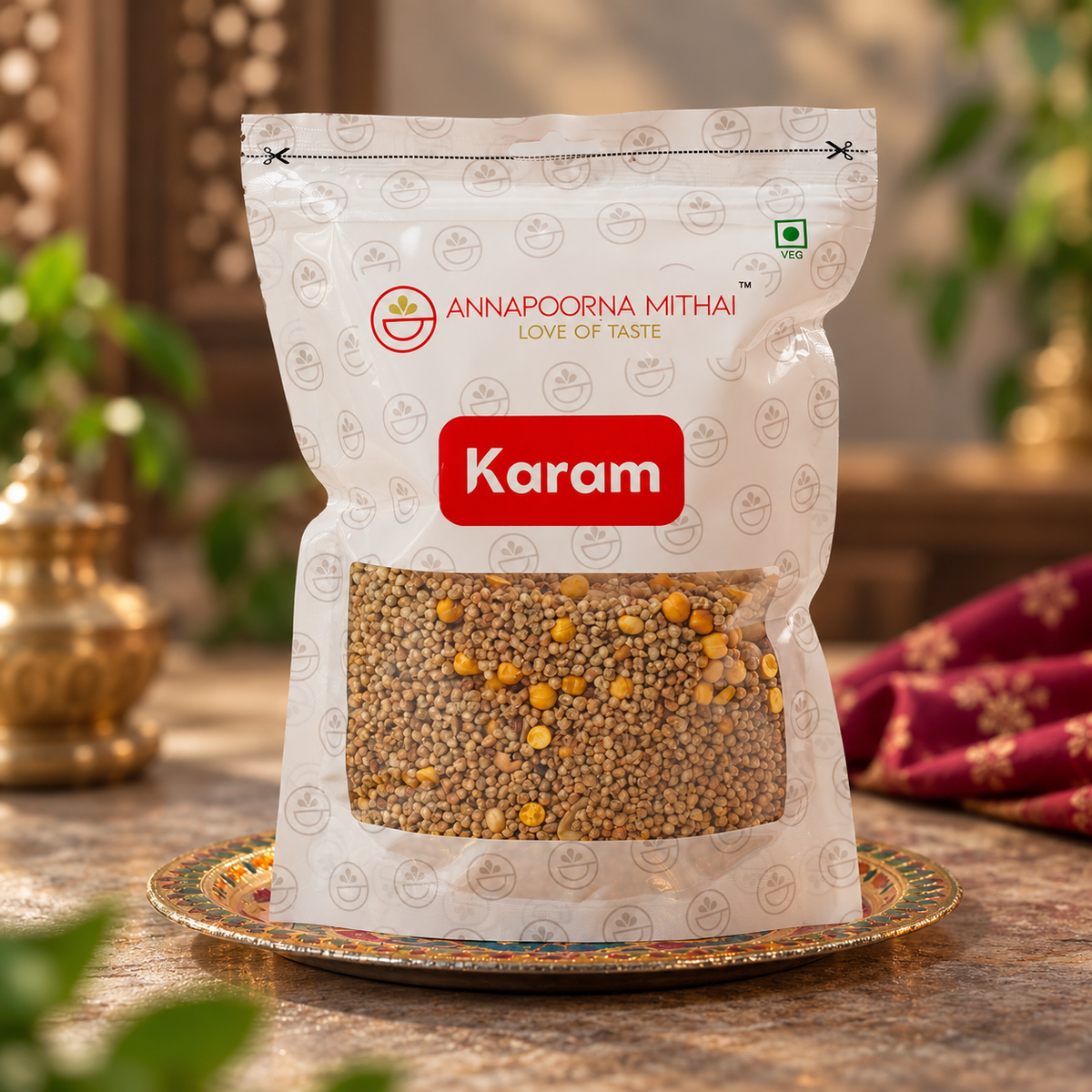 kambu pori | bajra puff