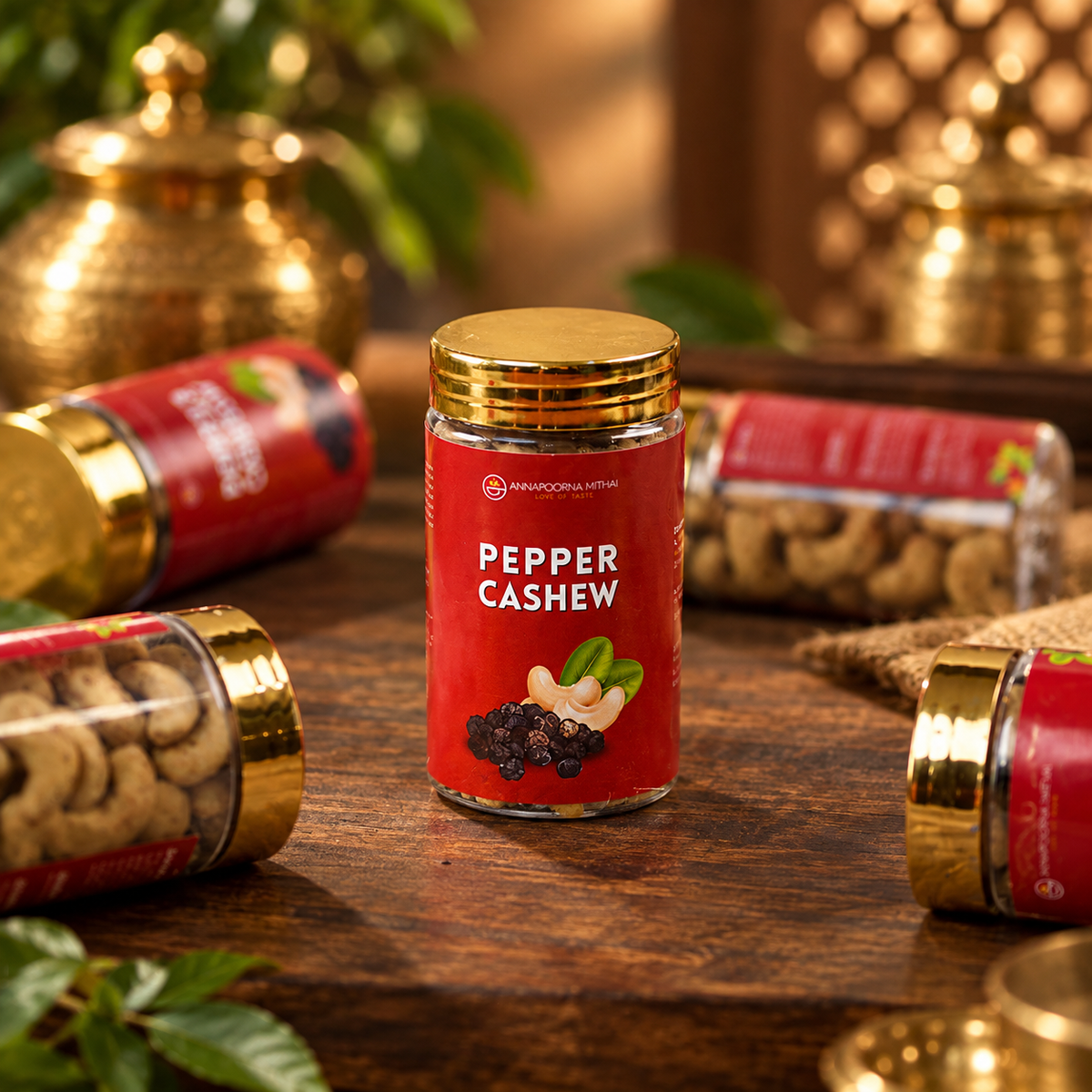 pepper cashew nuts - 100g